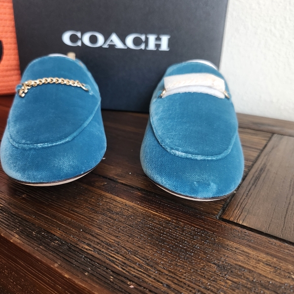 Coach Hanna Velvet Loafers - Picture 3 of 11